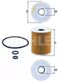 OX422D KNECHT Масляний фiльтр