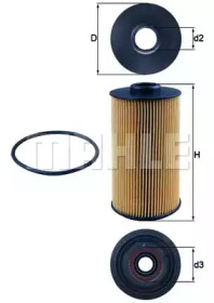 OX1521D KNECHT Масляний фiльтр