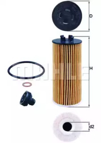 OX815D KNECHT Масляний фiльтр