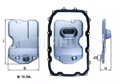 HX160KIT KNECHT Фільтр гідравлічний КПП