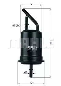 KL488 KNECHT Паливний фільтр
