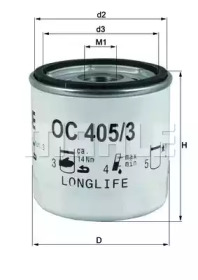 OC4053 KNECHT Масляний фiльтр