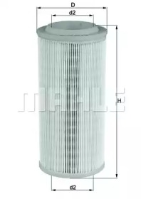 LX1595 KNECHT Повітряний фільтр