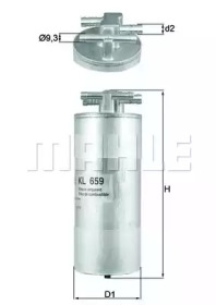 KL659 KNECHT Паливний фільтр
