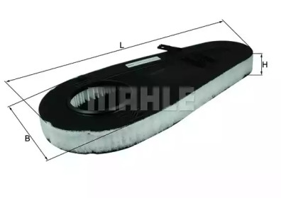 LX3598 KNECHT Повітряний фільтр