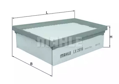 LX2916 KNECHT Повітряний фільтр