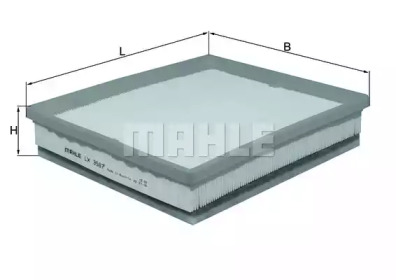 LX3987 KNECHT Повітряний фільтр