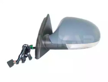 6141118 ALKAR дзеркало лів., електрорегулировка с поворотником, з подогрів., foldable, асферическе, грунт.