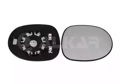 6432943 ALKAR Вкладиш дзеркала правий, випуклий + обогрів