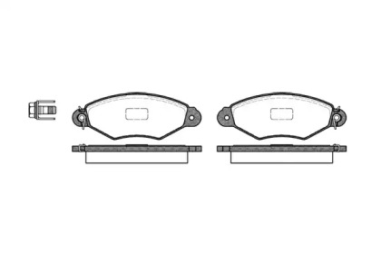 P743300 WOKING Колодки передние, 97- (тип Bosch)