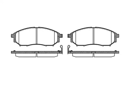 P952314 WOKING Колодки тормозные