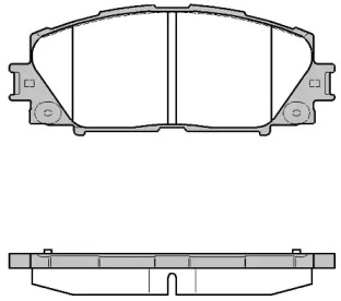 P1324310 WOKING Колодки тормозные дисковые передние Lexus Ct (zwa10_) 1.8 10-,Toyota Prius 1.8 0