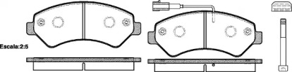 P1375301 WOKING Колодки передние, (1.7t) 06-