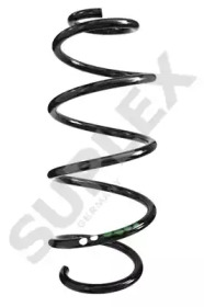 39338 SUPLEX SUPLEX VW Пружина передняя L=349mm Polo 09-,Skoda Fabia III,Rapid 12-   (бел.)
