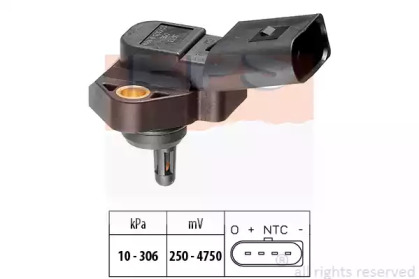 1993073 EPS EPS VW Датчик тиску у впускному трубопроводі BORA Variant (1J6) 1.9 TDI 01-05, GOLF IV Variant (1J5) 1.9 TDI 01-06, SEAT TOLEDO II 1.9 TDI 00-04