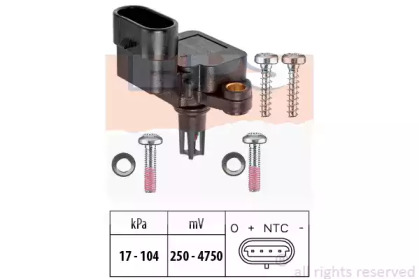 1993081 EPS EPS FIAT Датчик давления Doblo 1.2/1.4 01-,Fiorino,Bravo,Opel Combo,Mitsubishi
