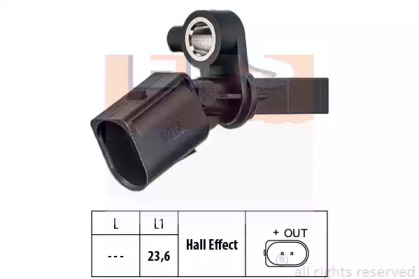 1960013 EPS EPS VW датчик ABS задн.прав.Polo,Skoda Fabia,Seat,Audi