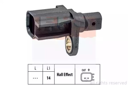 1960018 EPS EPS  FORD датчик ABS задн.C-Max,Focus II,Galaxy,Kuga,Mondeo IV,Mazda 3,5,Volvo 03-