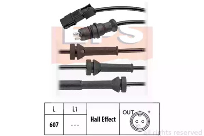 1960069 EPS EPS RENAULT Датчик ABS передн.Espace IV,Laguna II 02-