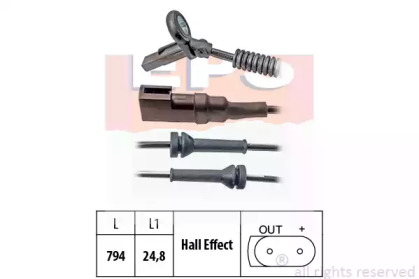 1960151 EPS EPS FORD Датчик ABS передн.Fusion 02-