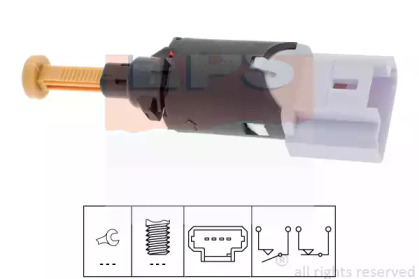 1810197 EPS EPS CITROEN Выключатель STOP-сигнала Berlingo (M59)