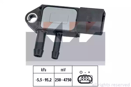 493263 KW Датчик давления воздуха, 1.9TDI 03- 2.5TDI