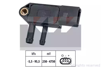493264 KW Датчик давления воздуха, 1.9TDI/2.0TDI