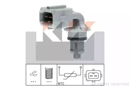 494005 KW Датчик температуры воздуха, 2.3dCi 10-