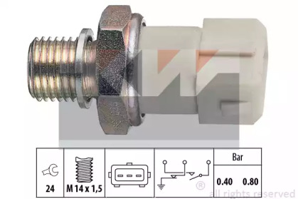 500070 KW 500 070 KW Датчик тиску масла