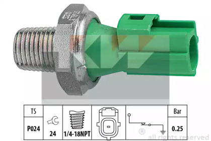 500146 KW Датчик давления масла, 1,0, 1,6