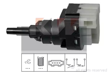510229 KW Датчик стоп-сигнала, 1.9/2.0TDI 04-10 (4 контакта)