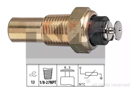 530014 KW Датчик температуры охл. жидкости, Lanos 1.3-1.6 97-