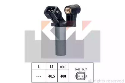 453307 KW 453 307 KW Датчик  р/вала,  к/вала