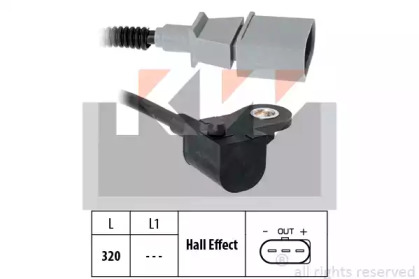 453605 KW 453 605 KW Датчик  р/вала,  к/вала