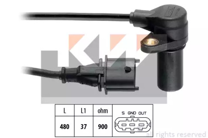 453631 KW 453 631 KW Датчик  р/вала,  к/вала