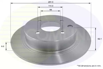 ADC0283 COMLINE ADC0283 Comline - Диск гальмівний