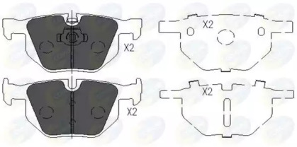 CBP06001 COMLINE CBP06001 Comline - Гальмівні колодки до дисків