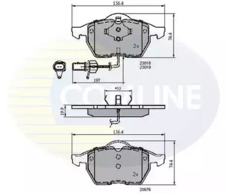 CBP11025 COMLINE CBP11025 Comline - Гальмівні колодки до дисків