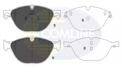 CBP06017 COMLINE CBP06017 Comline - Гальмівні колодки до дисків