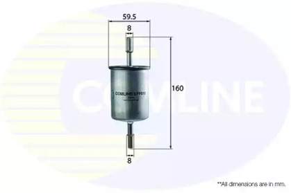 EFF010 COMLINE EFF010 Comline - Фільтр палива ( аналогWF8101/KL83 )