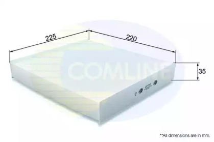 EKF193 COMLINE EKF193 Comline - Фільтр салону ( аналогWP9142 )