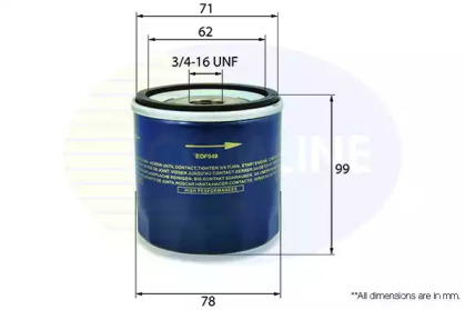 EOF049 COMLINE EOF049 Comline - Фільтр оливи