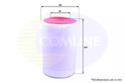 EAF718 COMLINE EAF718 Comline - Фільтр повітря ( аналогWA9523/LX2059 )