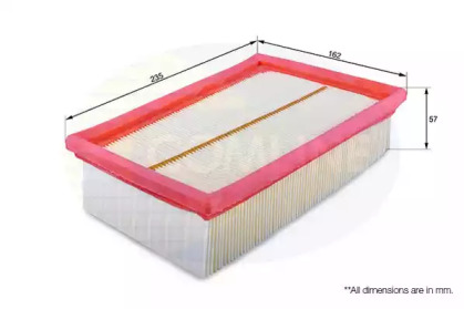 CNS12298 COMLINE CNS12298 Comline - Фільтр повітря ( аналогWA9563/LX1983 )