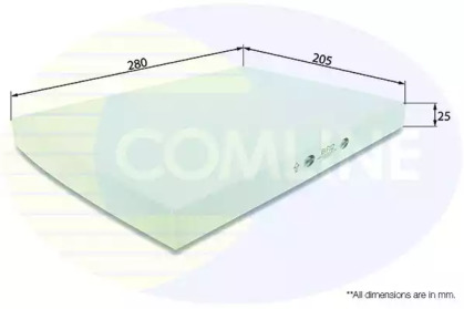 EKF112 COMLINE EKF112 Comline - Фільтр салону