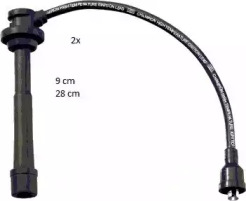 CLS167 CHAMPION CHAMPION К-т проводов высокого напряжения (2шт) SUZUKI Baleno -02, Ignis, Liana