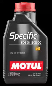 101573 MOTUL Масло моторное 5W40  Specific 505.01-502.00-505.00 SAE, 1L