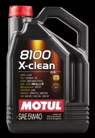 102051 MOTUL Масло двигателя 8100 X-clean C3 5W-40 5L