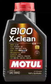 102786 MOTUL Масло двигателя 8100 X-clean C3 5W-40 1L