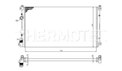 D7R010TT THERMOTEC Радіатор